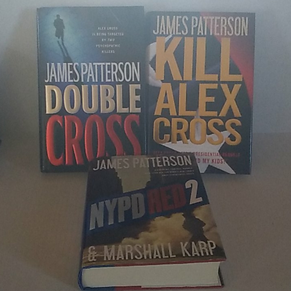 3 James Patterson Hardcover Books 1st Ed
